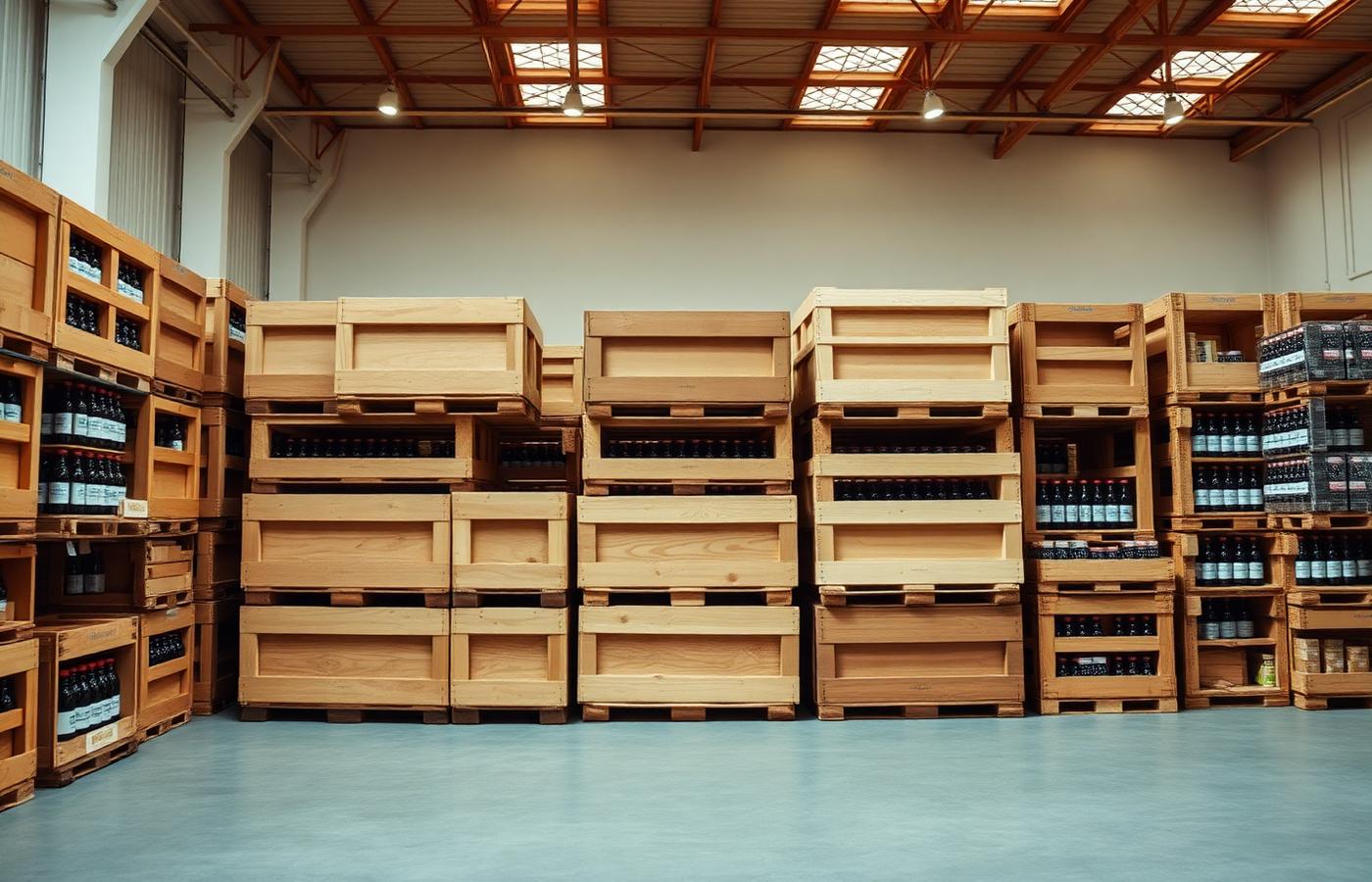 Cases prepared for wholesale delivery
